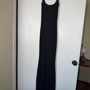 SKIMS Black Maxi Dress